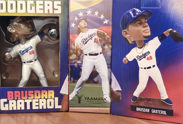 記念グッズ Dodgers Brusdar graterol 2024 Los Angeles Dodgers Brusdar Graterol Bobblehead 4/24