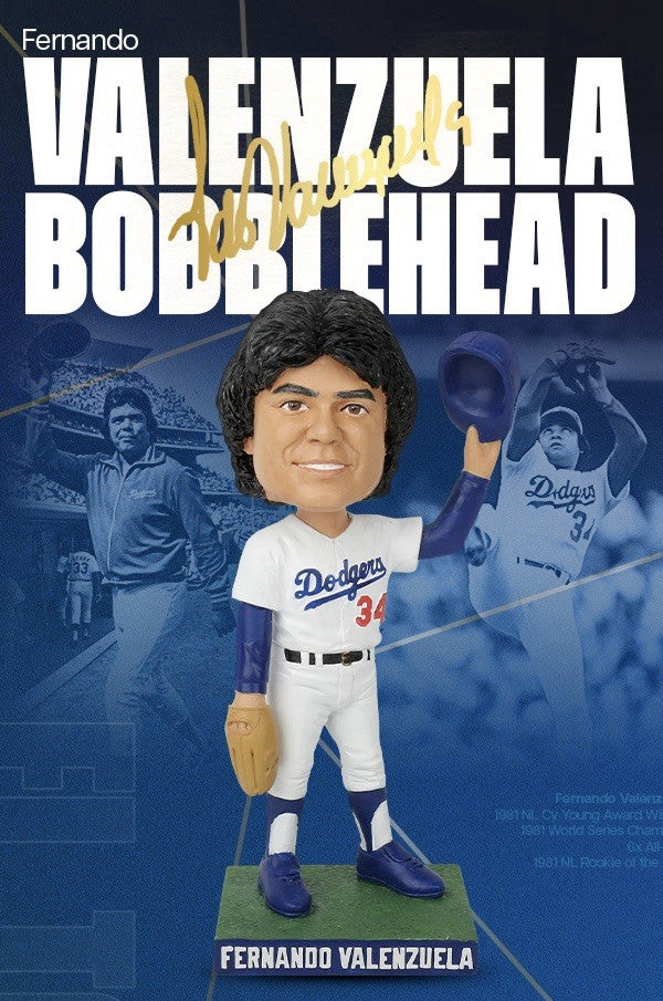 Fernando Valenzuela 2025 Dodgers Bobblehead SGA