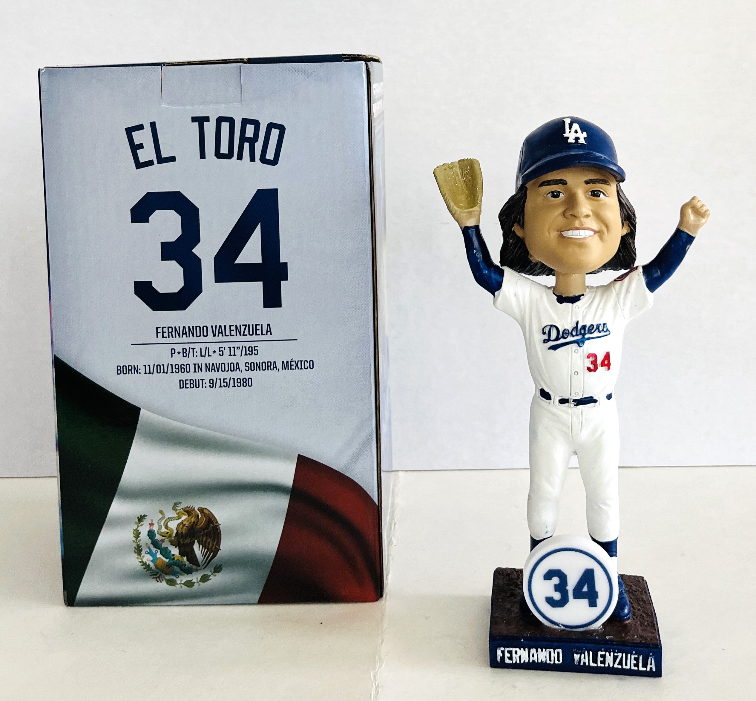 Fernando Valenzuela ボブルヘッドフィギュア 🇲🇽🧢 Fernando Valenzuela Bobblehead LA Dodgers SGA 7/19/25