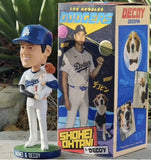 Shohei Ohtani and Decoy 2024 Dodgers Bobblehead SGA